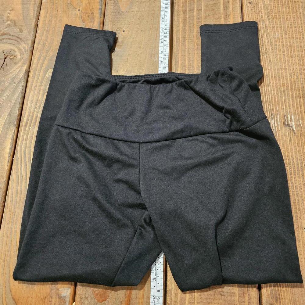 Love Streak Women's Black Leggings - Size M - Comfortable & Stretchy